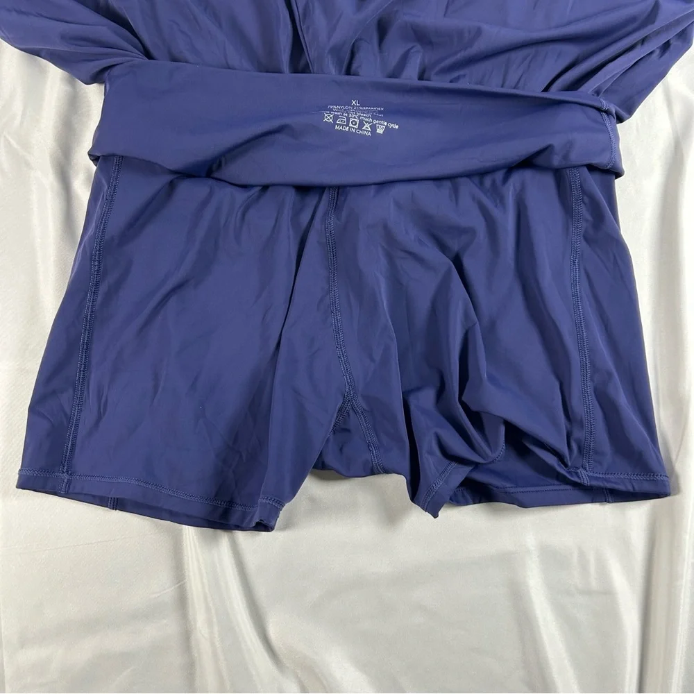 FireSwan‎ Women's Athletic Shorts, Navy Blue, Size XL